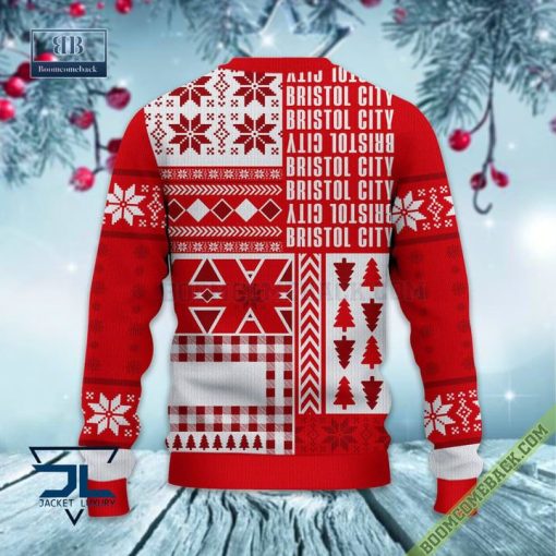 Bristol City Ugly Christmas Sweater, Christmas Jumper