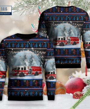 Bristol Fire Department Ugly Christmas Sweater