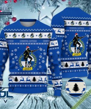 Bristol Rovers FC Trending Ugly Christmas Sweater