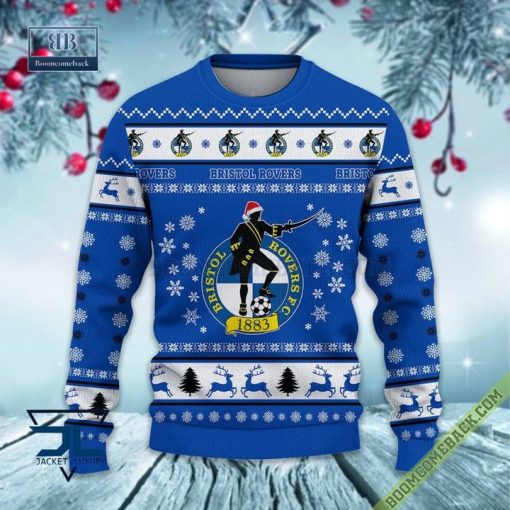 Bristol Rovers FC Trending Ugly Christmas Sweater