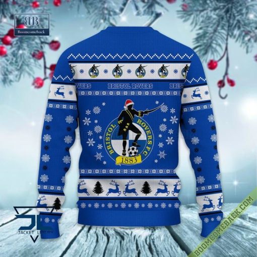 Bristol Rovers FC Trending Ugly Christmas Sweater