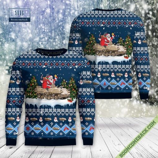 British Army FV432 Bulldog Mk3 Christmas Sweater Jumper