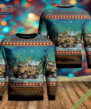 British Army Supacat Jackal MWMIK Christmas Sweater Jumper