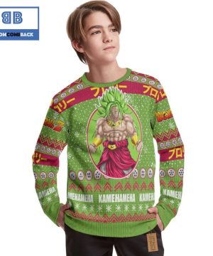 Broly Super Saiyan Dragon Ball Anime Christmas Custom Knitted 3D Sweater