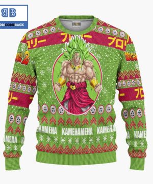 broly super saiyan dragon ball anime christmas custom knitted 3d sweater 3 0MJ0m