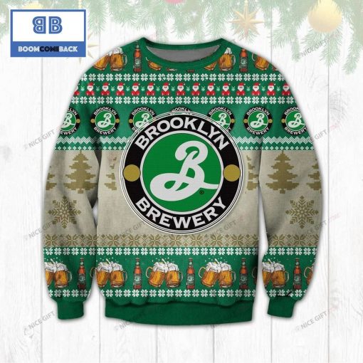 Brooklyn Brewery Beer Christmas Ugly Sweater