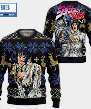 Bruno Bucciarati JoJo’s Bizarre Adventure Anime Ugly Christmas Sweater