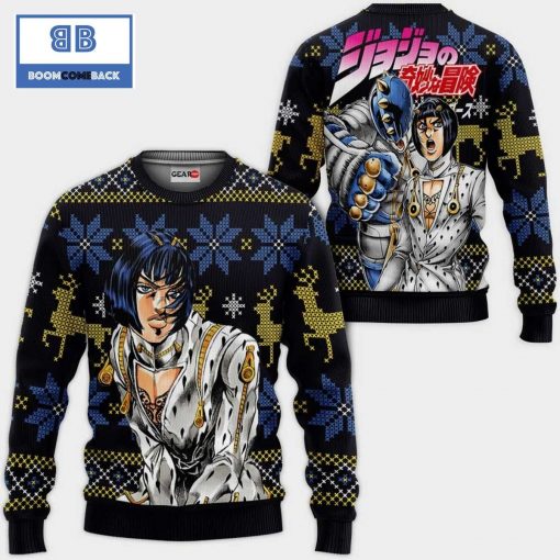 Bruno Bucciarati JoJo’s Bizarre Adventure Anime Ugly Christmas Sweater