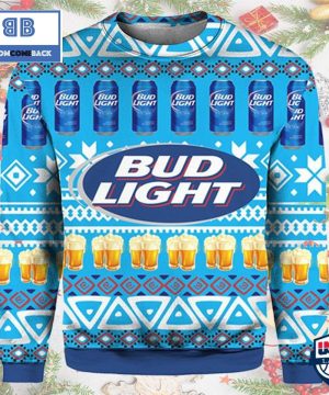 Bud Light Beer Ugly Christmas Sweater