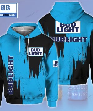 bud light black and blue 3d hoodie 2 B8jlN