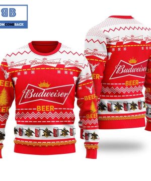 Budweiser Beer Christmas 3D Sweater