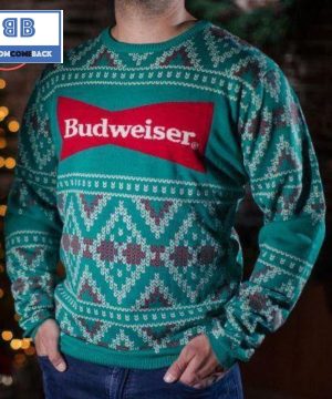 Budweiser Bowtie Beer Christmas 3D Sweater