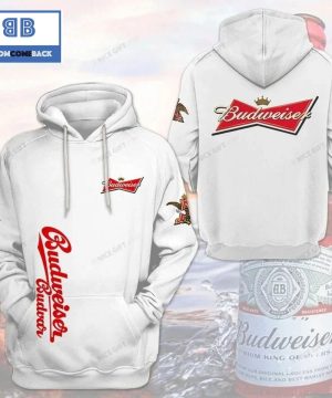 budweiser white 3d hoodie 2 nSdcf