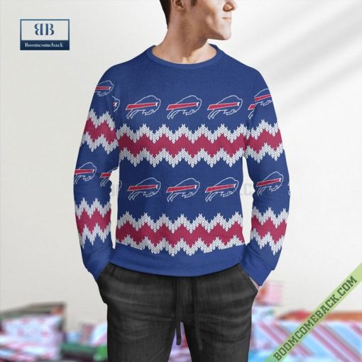 Buffalo Bills Christmas Knitted Sweater