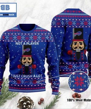 Buffalo Bills Not A Player I Just Crush Alot Ugly Christmas Sweater