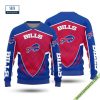 Buffalo Bills Snowman Reindeer Ugly Christmas Sweater