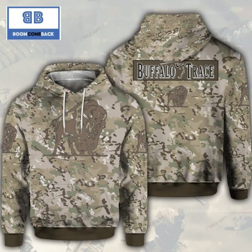 Buffalo Trace Camouflage 3D Hoodie