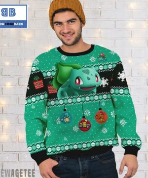 Bulbasaur Pokemon Woolen Ugly Christmas Sweater