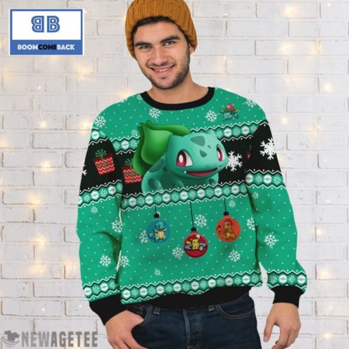 Bulbasaur Pokemon Woolen Ugly Christmas Sweater