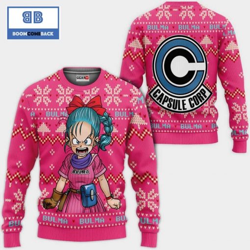 Bulma Dragon Ball Anime Ugly Christmas Sweater