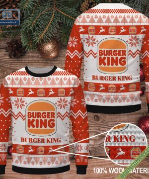 Burger King Christmas Ugly Sweater Jumper