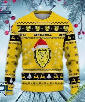 Burton Albion FC Trending Ugly Christmas Sweater