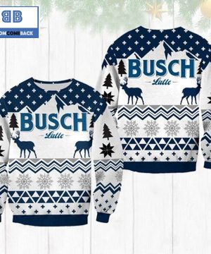 busch latte beer christmas ugly sweater 4 Ke3dq