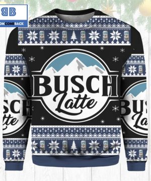 Busch Latte Snowflake Ugly Christmas Sweater