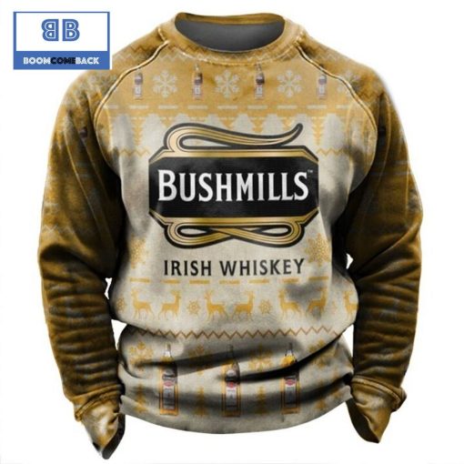 Buschmills Irish Whiskey Ugly Christmas Sweater