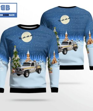 Bush Fire Service (bfs) Light Tanker Ugly Christmas Sweater