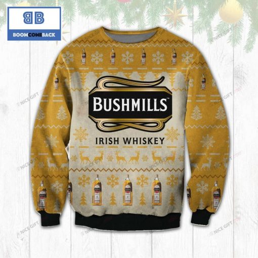 Bushmills Irish Whiskey Christmas Ugly Sweater