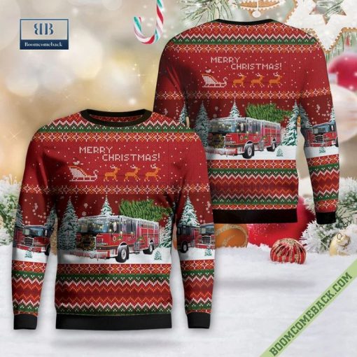 California, Orland Fire Department Christmas Sweater Jumper