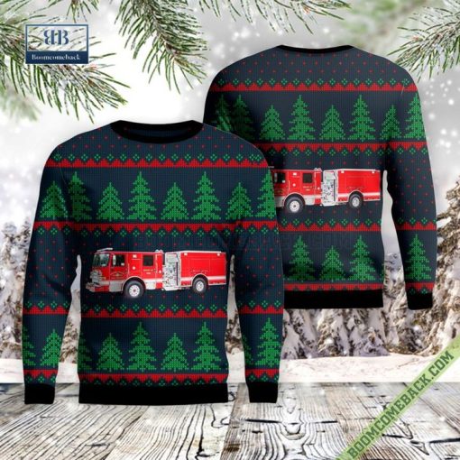 California, Sonoma County Fire District Ugly Christmas Sweater