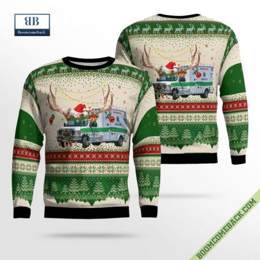 Cambridge, Massachusetts Pro Ems Ugly Christmas Sweater