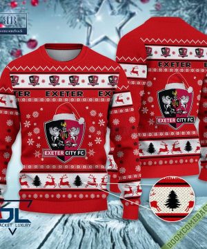 Exeter City FC Trending Ugly Christmas Sweater