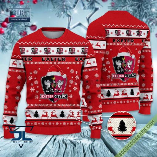 Exeter City FC Trending Ugly Christmas Sweater