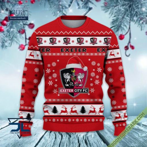 Exeter City FC Trending Ugly Christmas Sweater