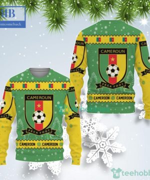 Cameroon National Football Team World Cup 2022 Qatar Ugly Christmas Sweater