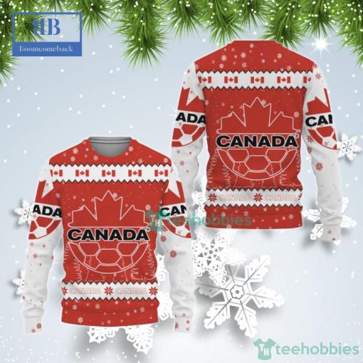 Canada National Soccer Team World Cup 2022 Qatar Ugly Christmas Sweater