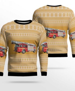 Canada Toronto Fire Services Ugly Christmas Sweater