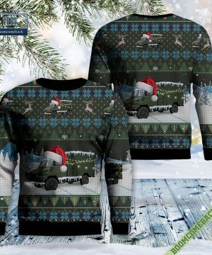 Canadian Army 1993 Western Star LSVW Light Military Truck Ugly Christmas Sweater