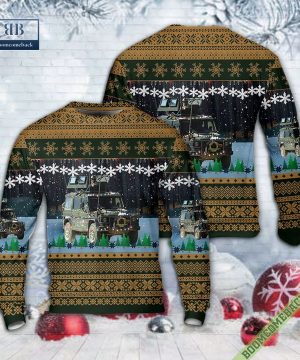 Canadian Army Coyote Armoured Reconnaissance Vehicle Ugly Sweater Jumper