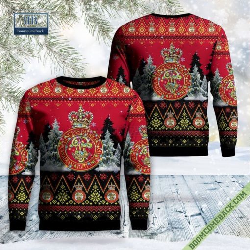 Canadian Army Princess Patricia’s Canadian Light Infantry Ugly Christmas Sweater