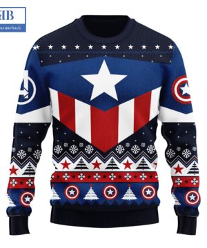 Captain America Ver 1 Ugly Christmas Sweater