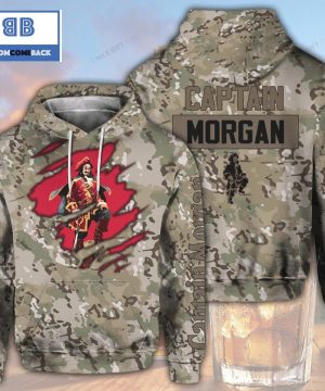 captain morgan camouflage 3d hoodie 2 7LgO2