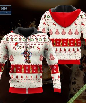 captain morgan santa hat christmas ugly christmas sweater hoodie zip hoodie bomber jacket 3 wGU14