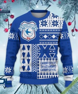 Cardiff City Ugly Christmas Sweater, Christmas Jumper