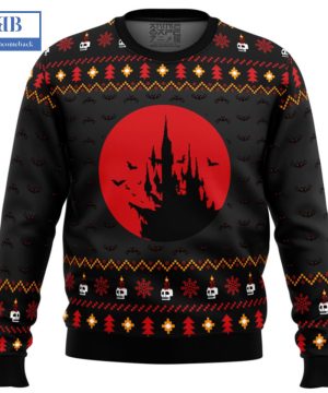 Castlevania Creepy Castle Christmas Sweater