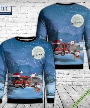 Central Campbell County Fire District Ugly Christmas Sweater