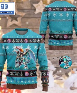 Chaos Emperor Dragon Envoy Of The End Yu Gi Oh Anime Custom Imitation Knitted Ugly Christmas Sweater